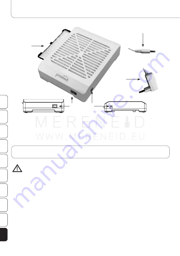 ProMed nailfan mini Instruction Leaflet Download Page 56