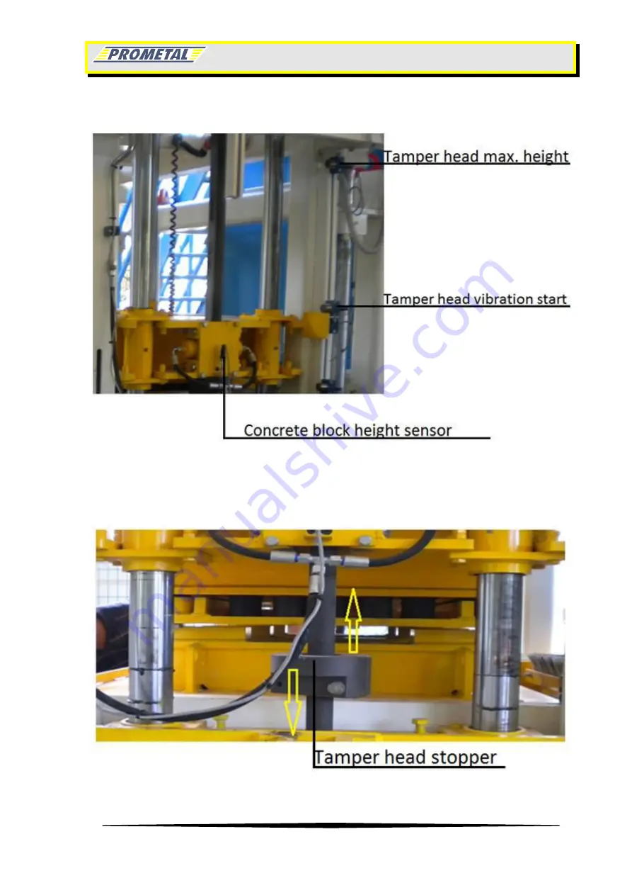 Prometal UNIVERSAL 1000 Maintenance Manual Download Page 63