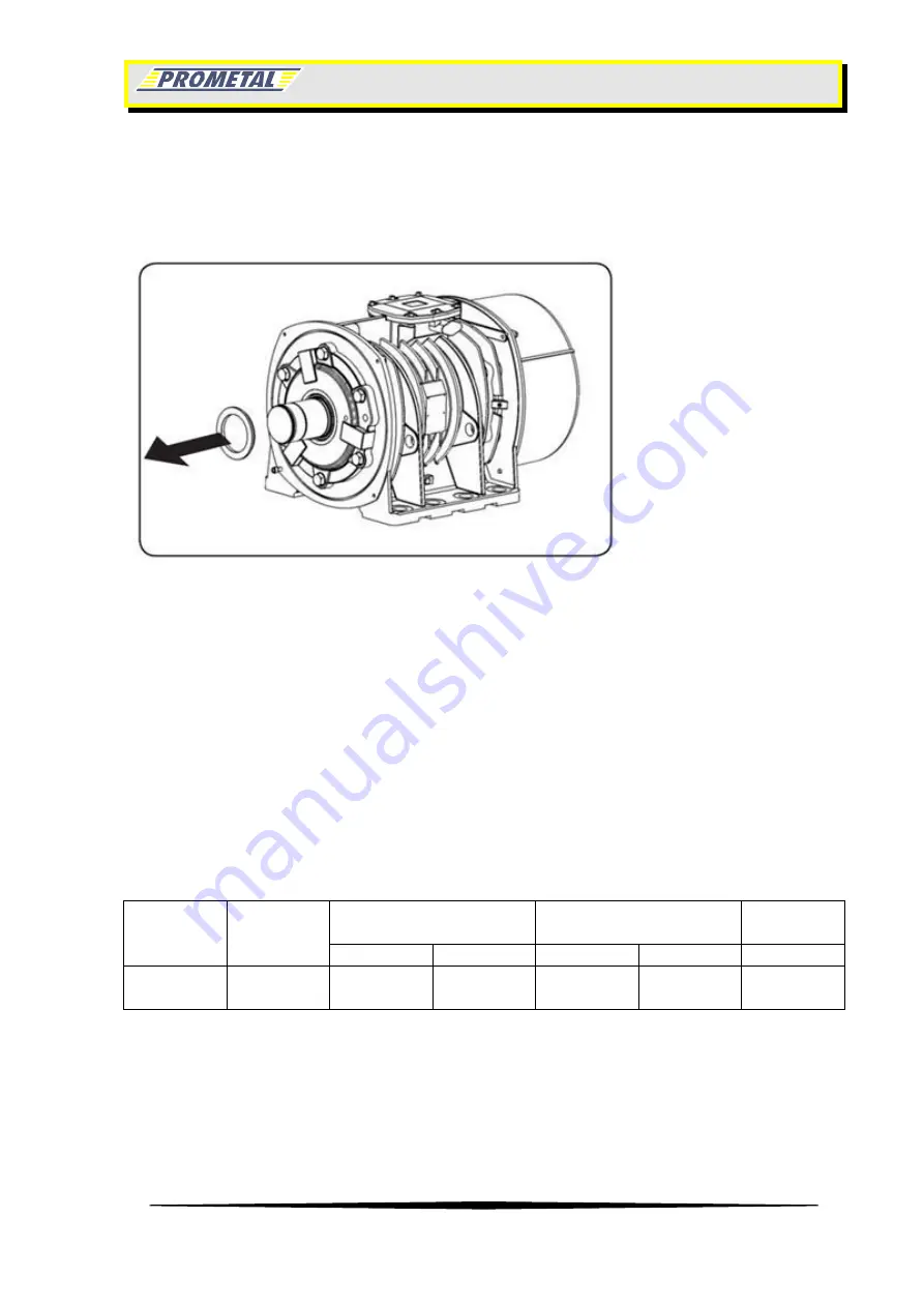 Prometal UNIVERSAL 1000 Maintenance Manual Download Page 72