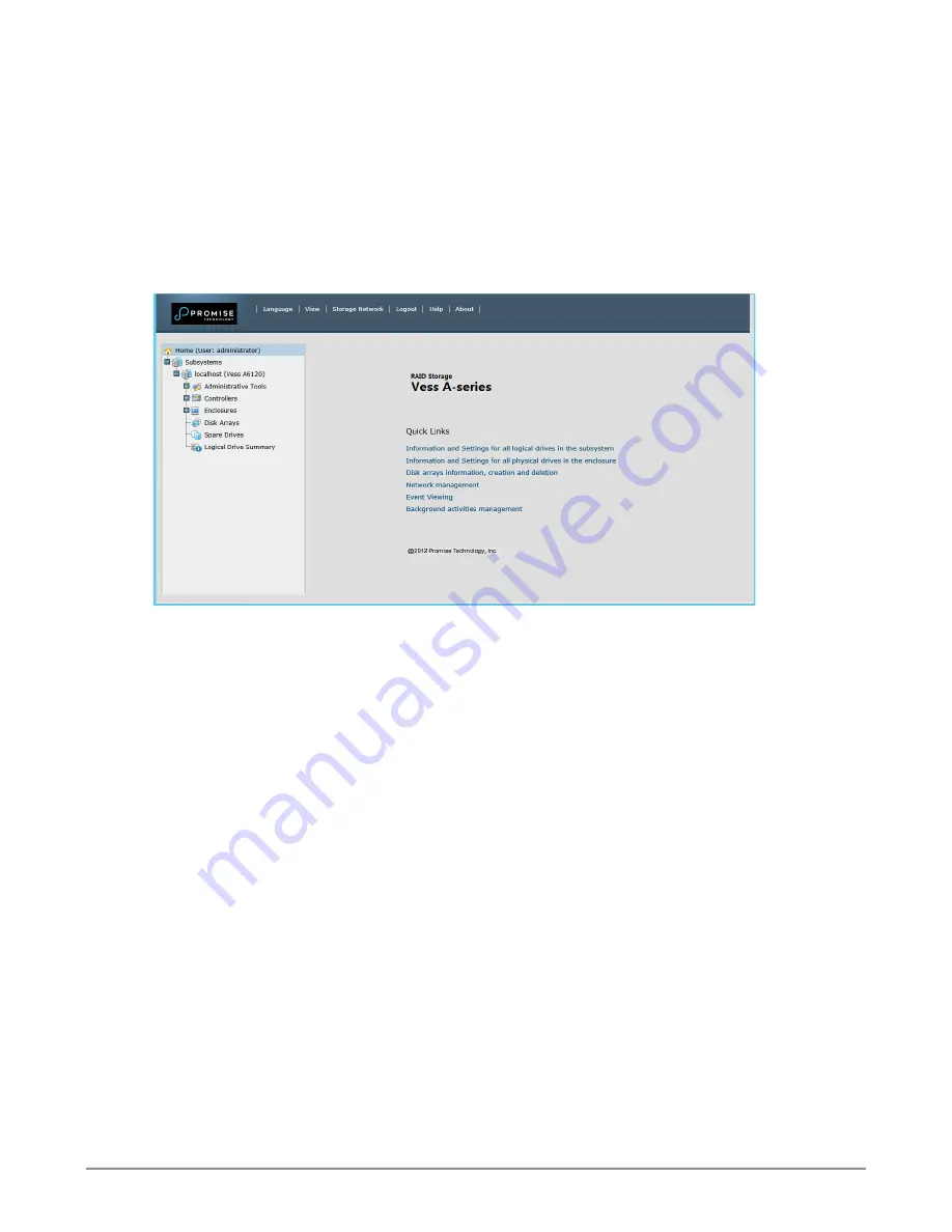 Promise Technology Vess A6120 Quick Start Manual Download Page 22