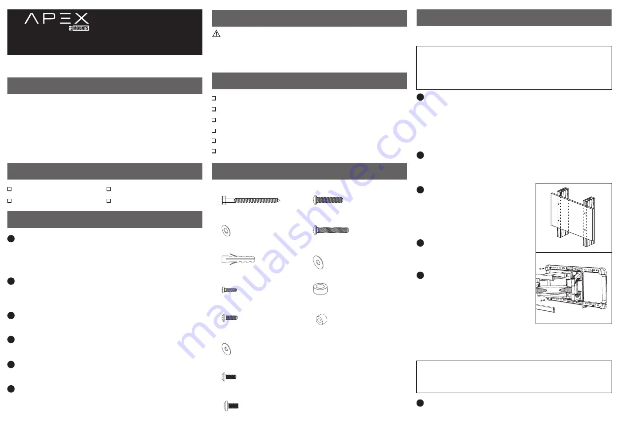 Promounts Apex UA-PRO640 Instruction Manual Download Page 1