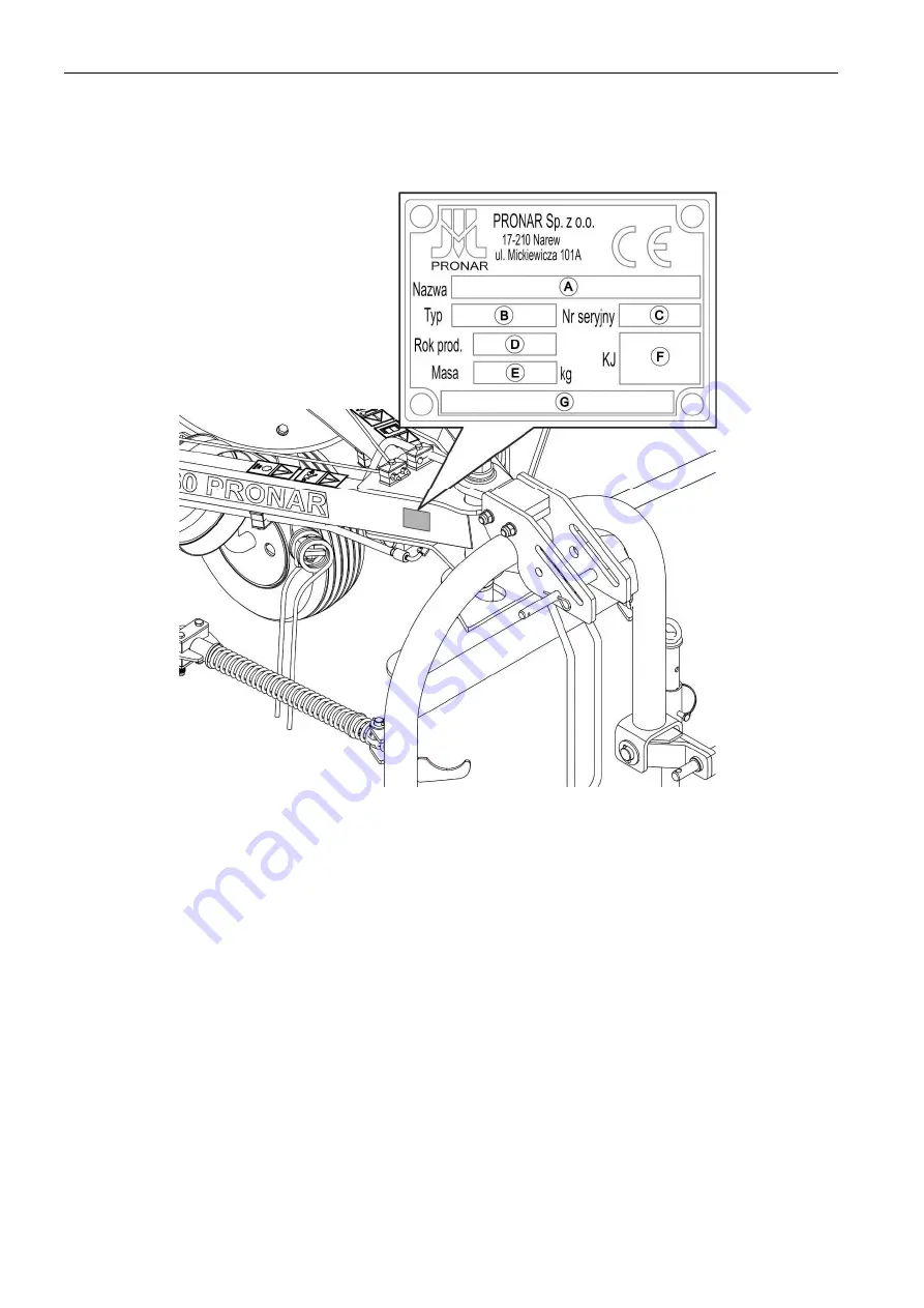 PRONAR PWP900 Operator'S Manual Download Page 12