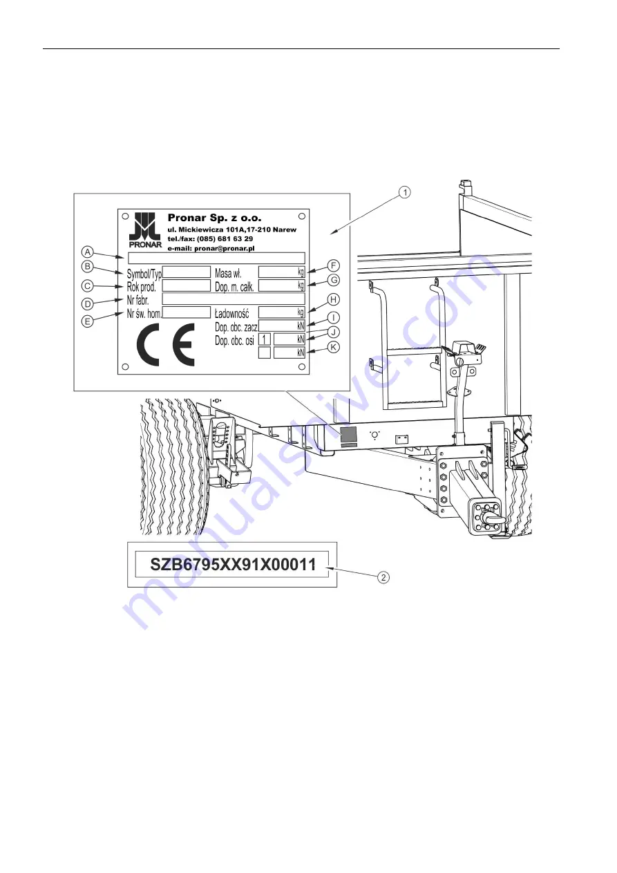 PRONAR T679/5 Operator'S Manual Download Page 12