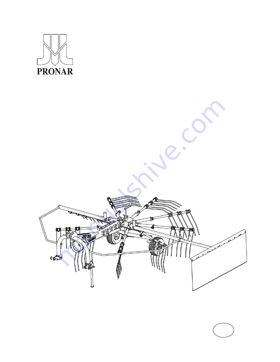 PRONAR ZKP350 Operating Instructions Manual Download Page 1