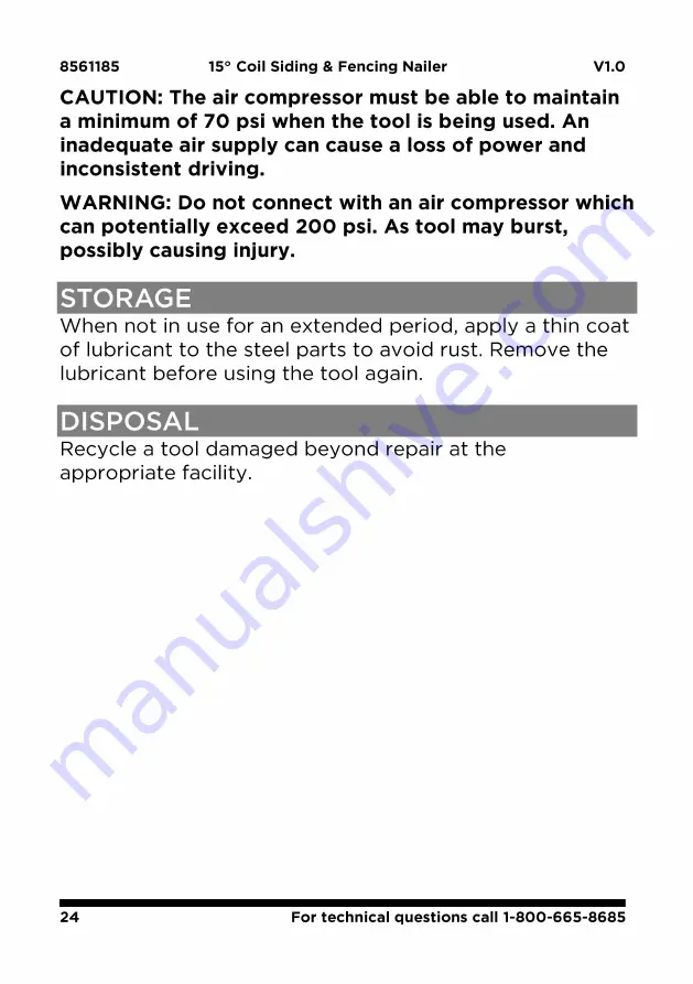 PROPOINT 8561185 User Manual Download Page 24