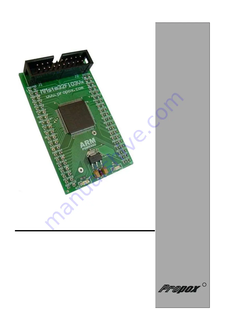 Propox MMstm32F103Vx User Manual Download Page 1