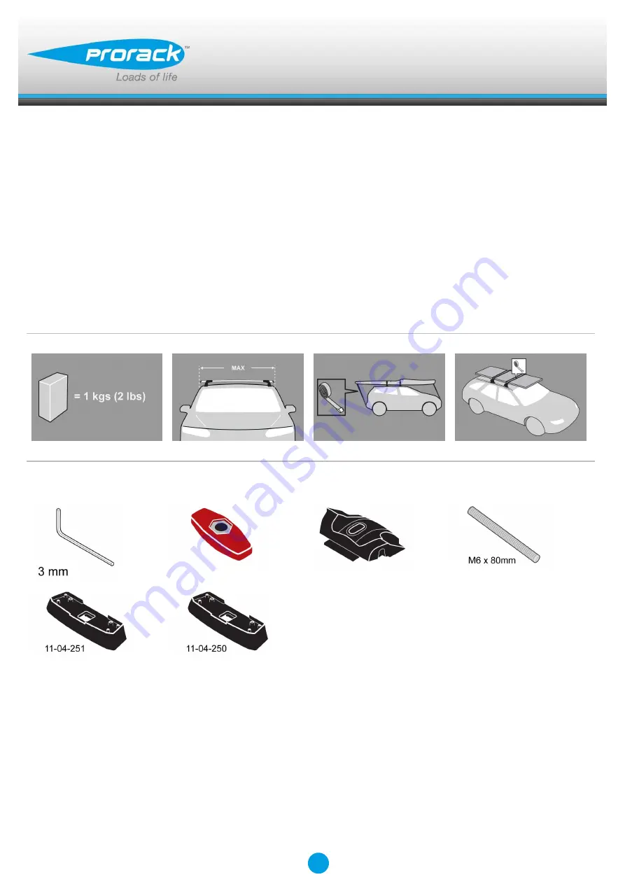 ProRac K378 Fitting Instructions For Basic Carrier Download Page 1