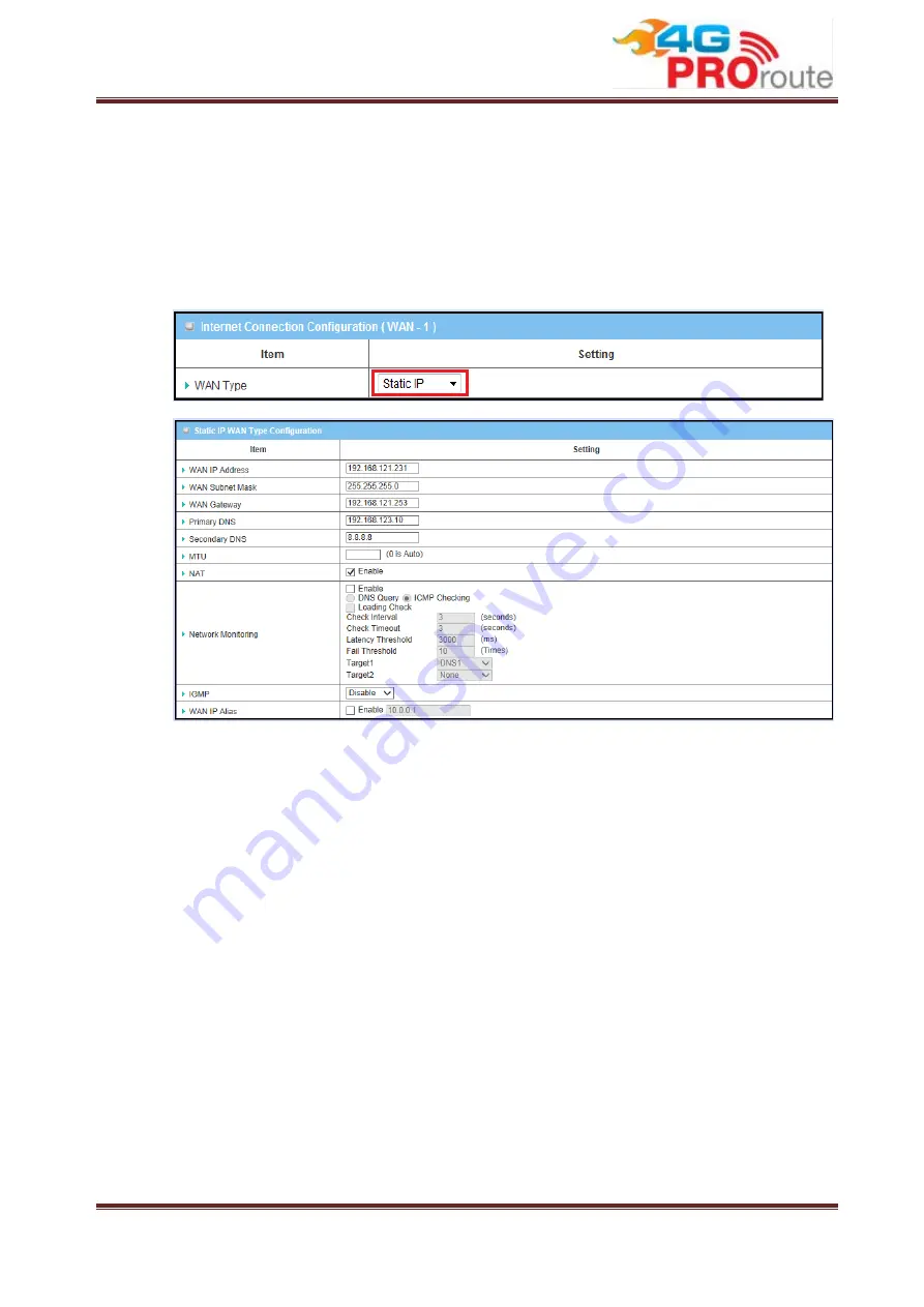 Proroute GEM420 User Manual Download Page 41