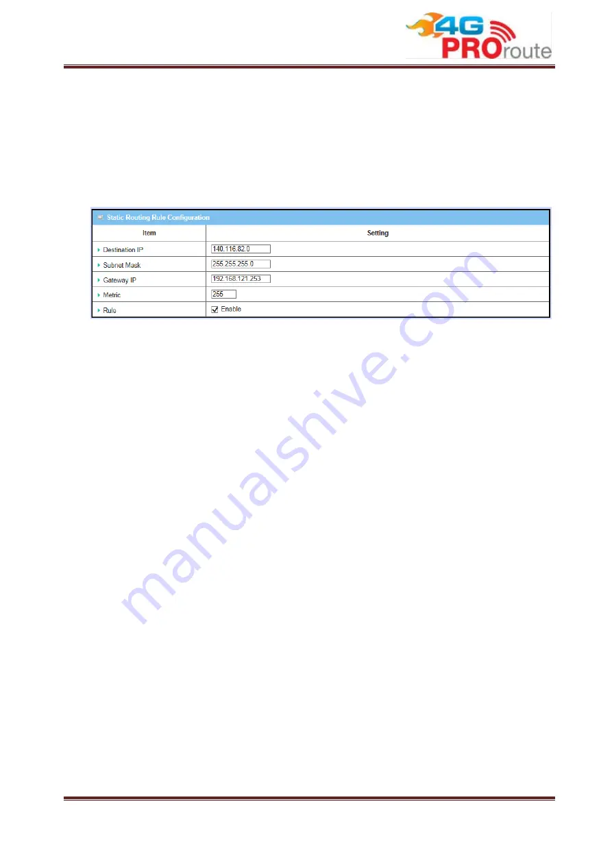 Proroute GEM420 User Manual Download Page 91