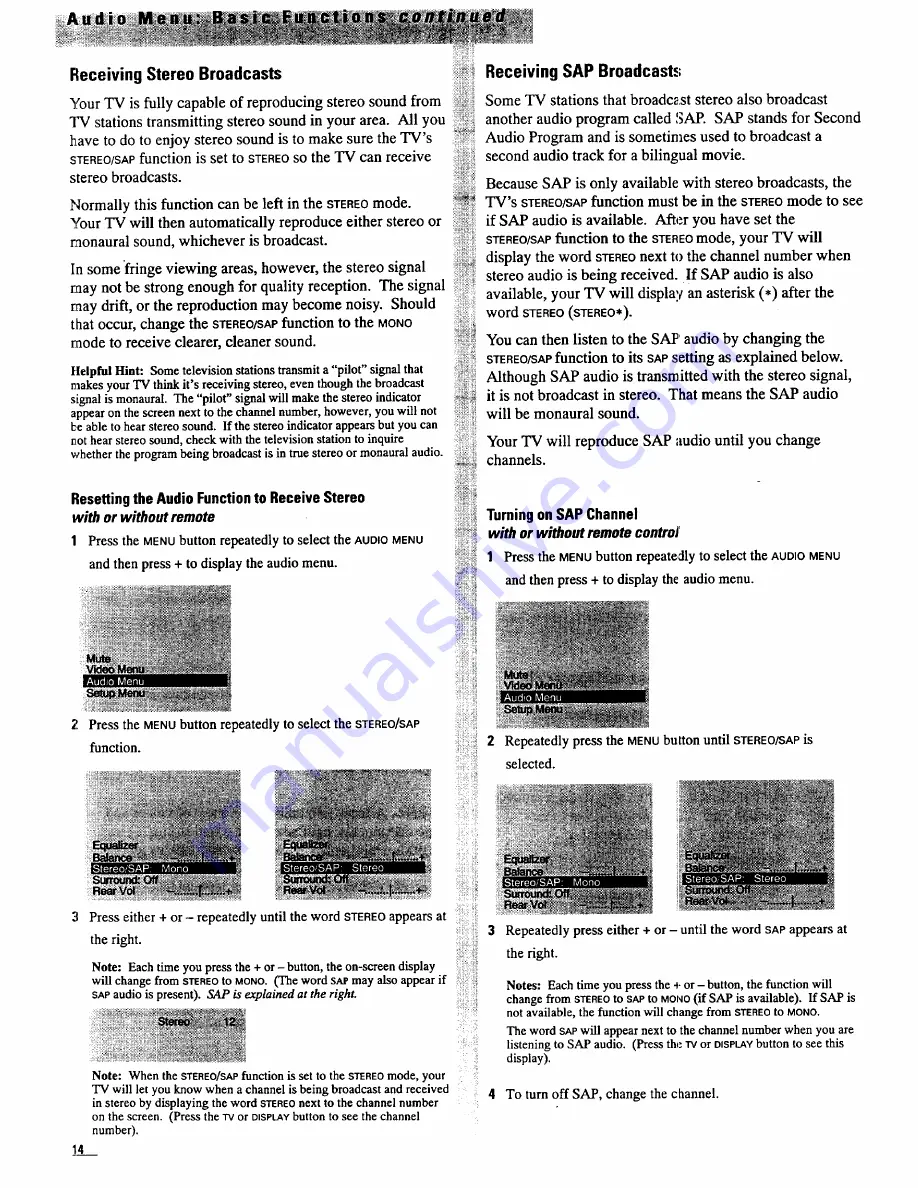 ProScan PS27152 Owner'S Manual Download Page 18