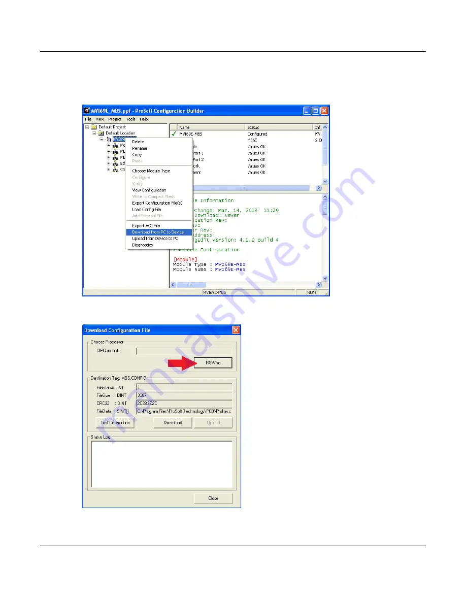 ProSoft Technology CompactLogix MVI69E-MBS Скачать руководство пользователя страница 48