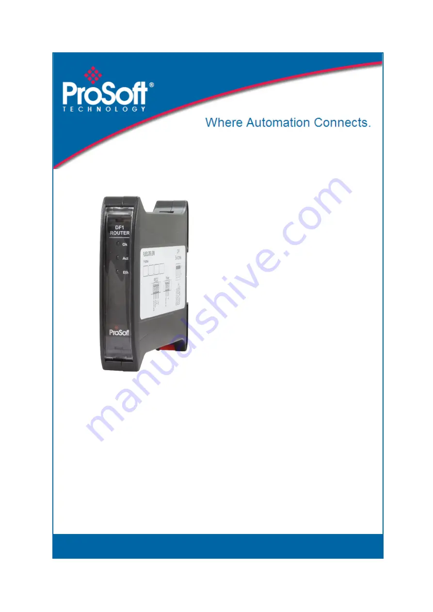 ProSoft Technology PLX51-DF1-ENI User Manual Download Page 1