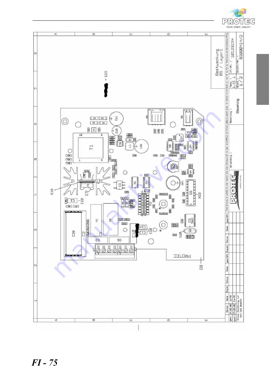 Protec FI-75 MAMMO Operation Manual Download Page 36