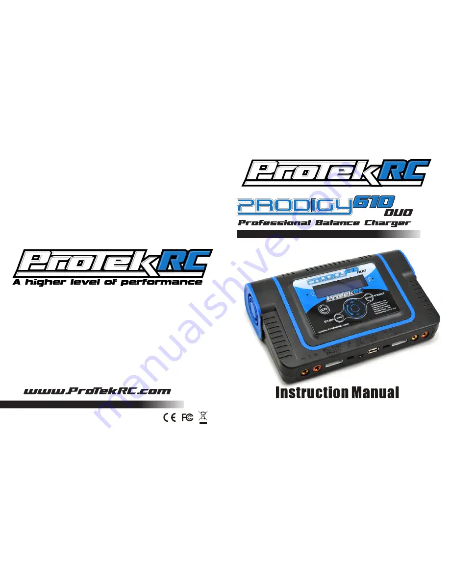 Protek RC Prodigy 610 DUO Instruction Manual Download Page 1