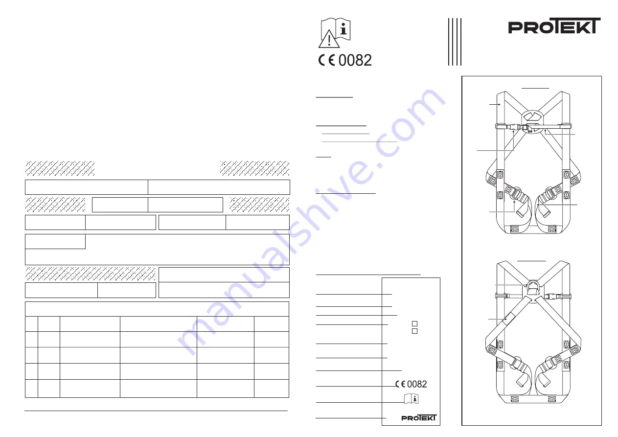 Protekt P-01B Instruction Manual Download Page 1