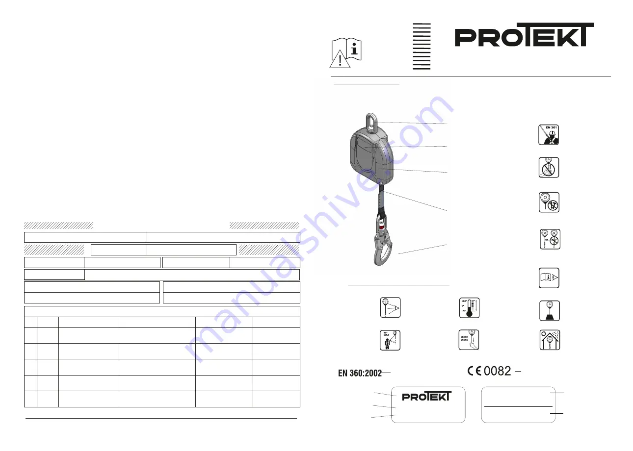 Protekt WR 100-06 Instruction Manual Download Page 1