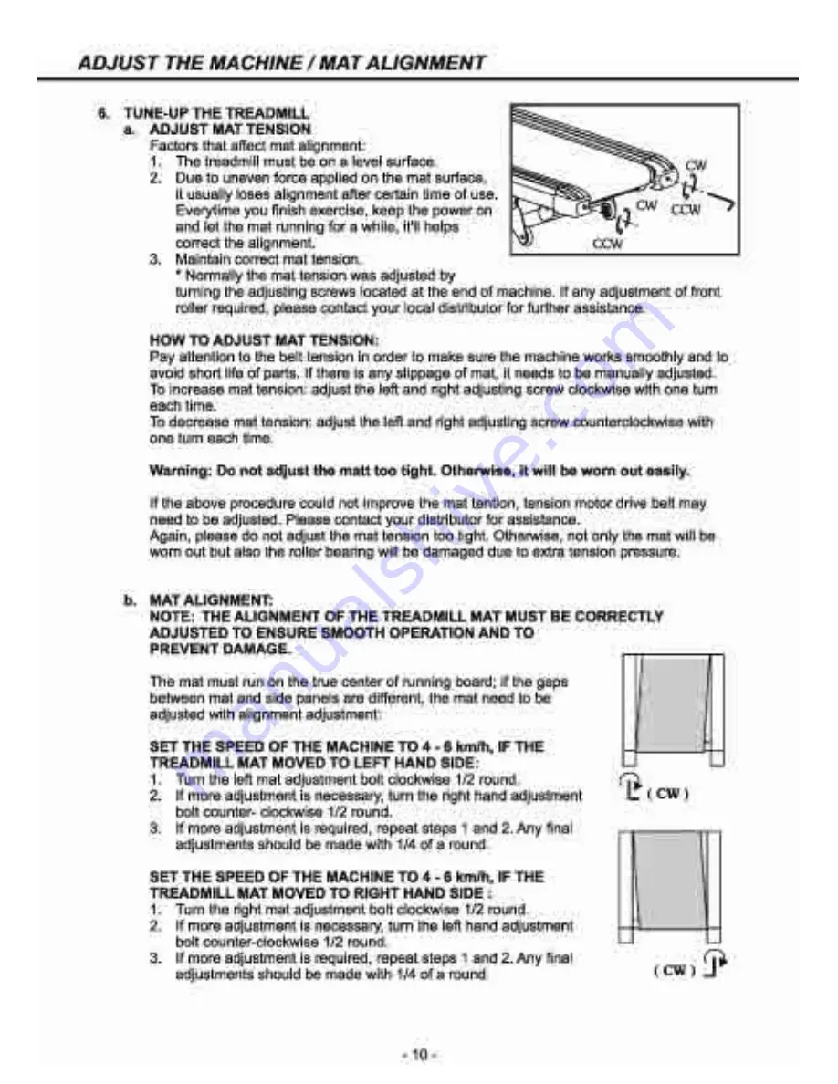 Proteus MTM-4500 Owner'S Manual Download Page 12