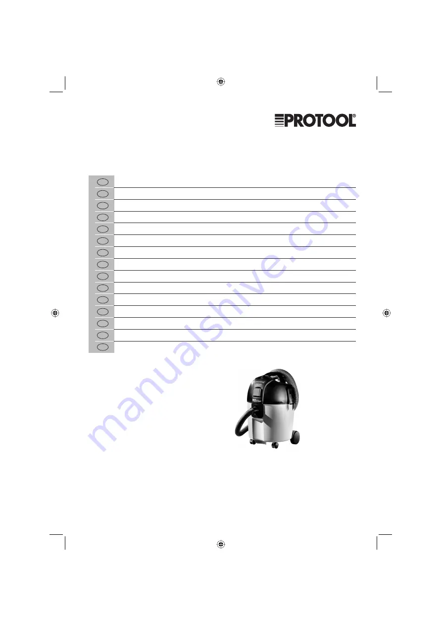 Protool VCP 10 E Original Instruction / Spare Parts List Download Page 1