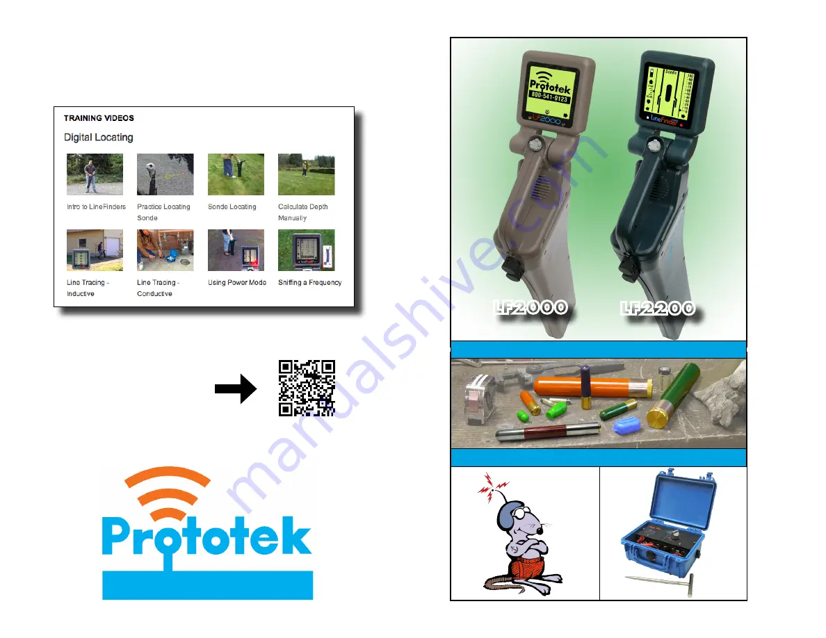 Prototek LineFinder LF2000 Handbook Download Page 1