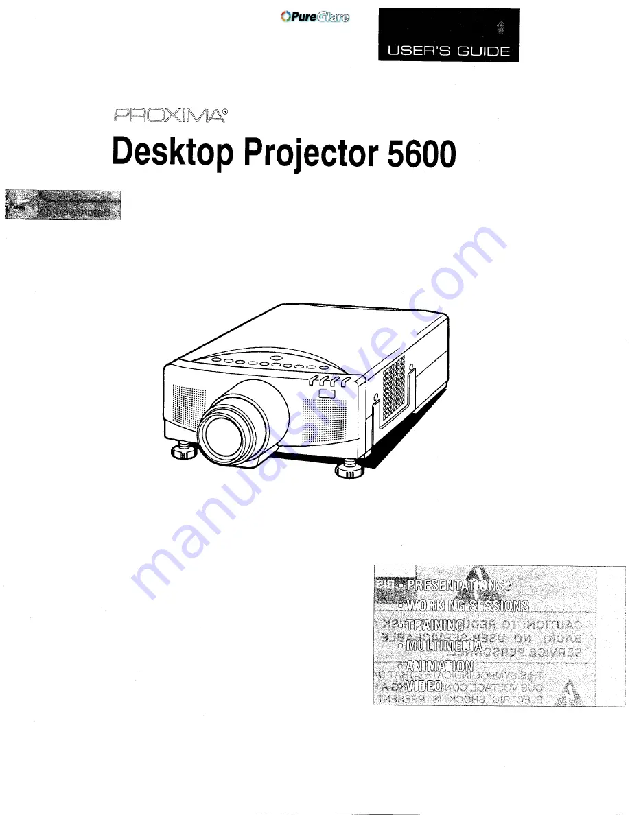 Proxima 5600 Скачать руководство пользователя страница 1