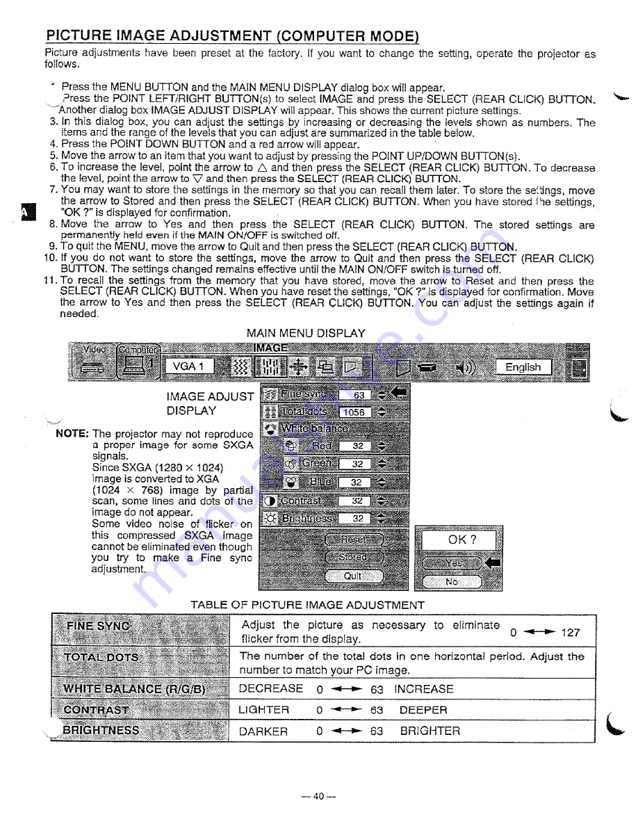 Proxima Pro AV 9310 Скачать руководство пользователя страница 38