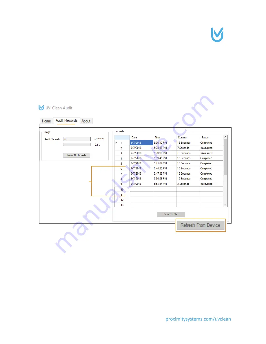 ProxiMity UV-Clean UVC-RF Скачать руководство пользователя страница 8