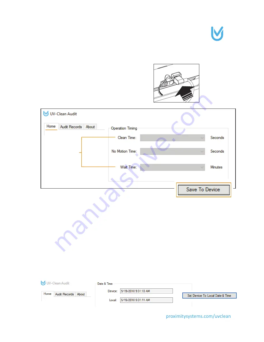 ProxiMity UV-CLEAN Product Manual Download Page 8