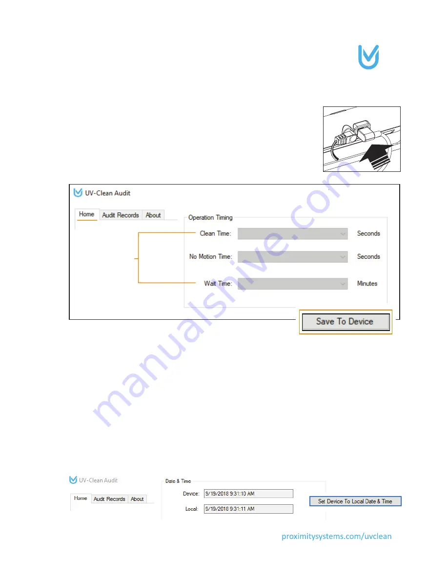 ProxiMity UVC-SM Product Manual Download Page 7