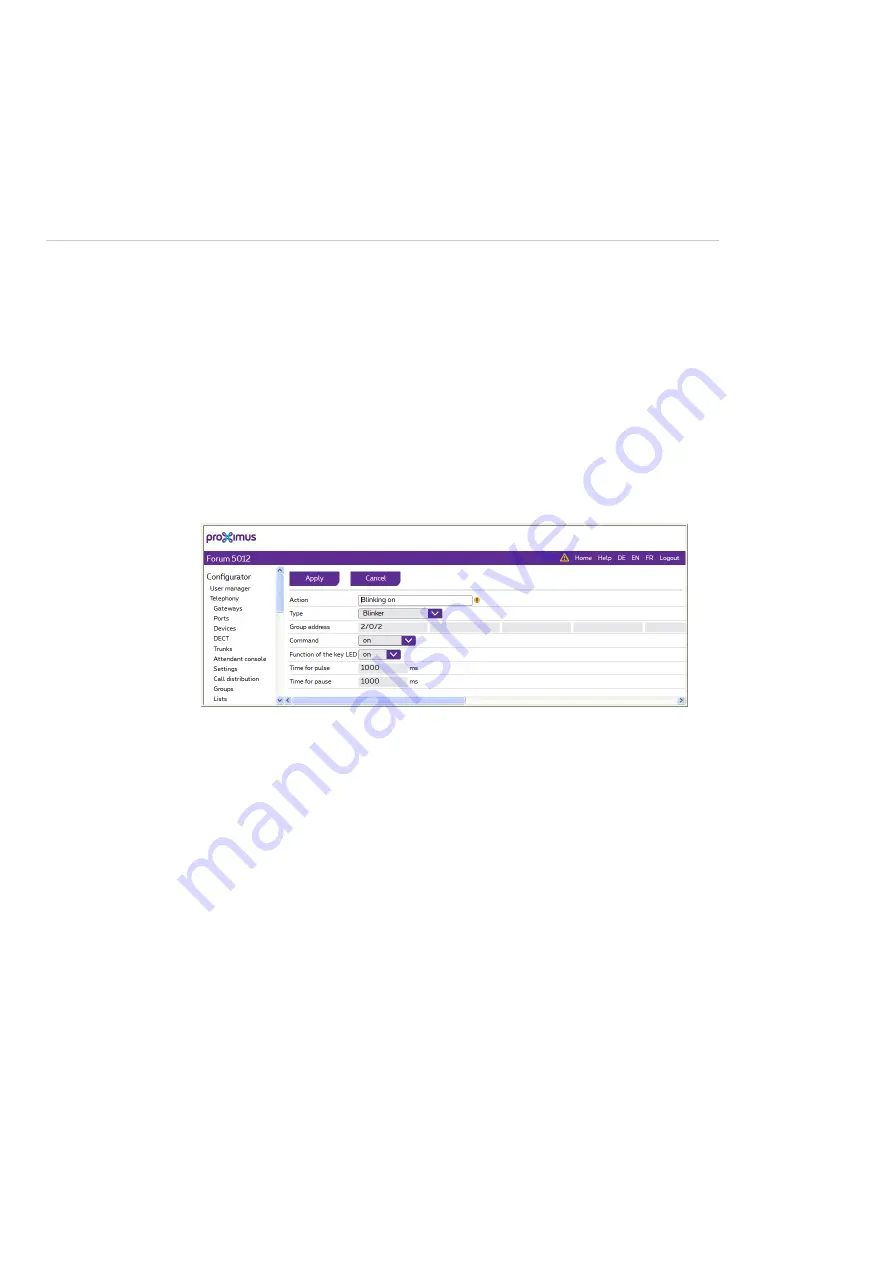 Proximus Forum 500 Series Mounting And Commissioning Manual Download Page 311