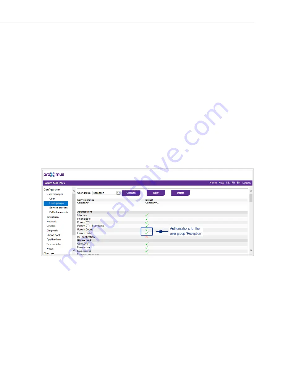 Proximus Forum 5004 User Manual Download Page 9