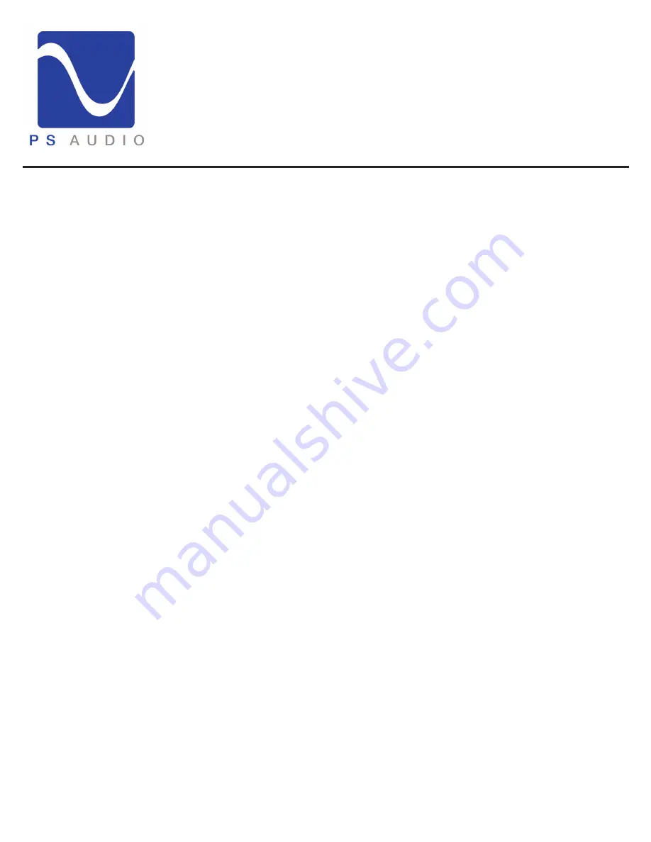 PS Audio Stellar M700 Owner'S Reference Manual Download Page 13