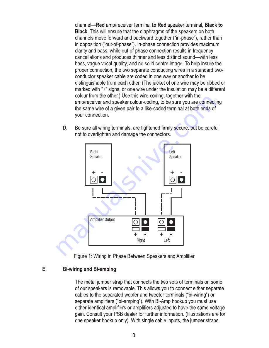 PSB speaker system Owner'S Manual Download Page 3