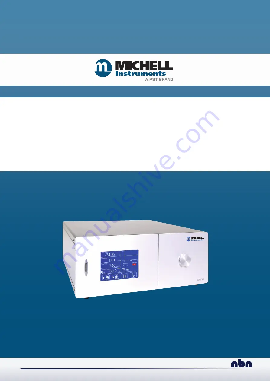 PST Michell Instruments S8000 -100 Скачать руководство пользователя страница 1