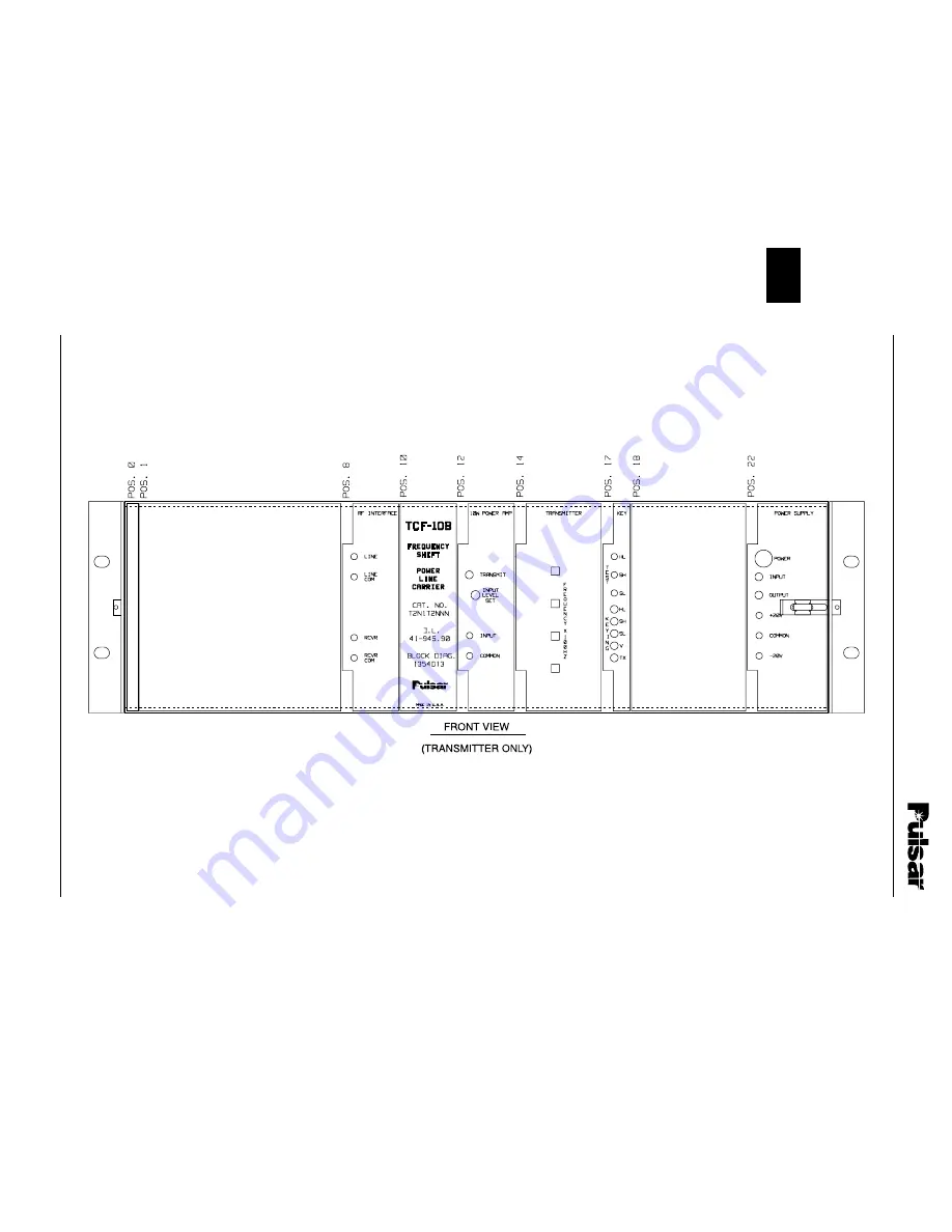 Pulsar TCF-10B System Manual Download Page 20