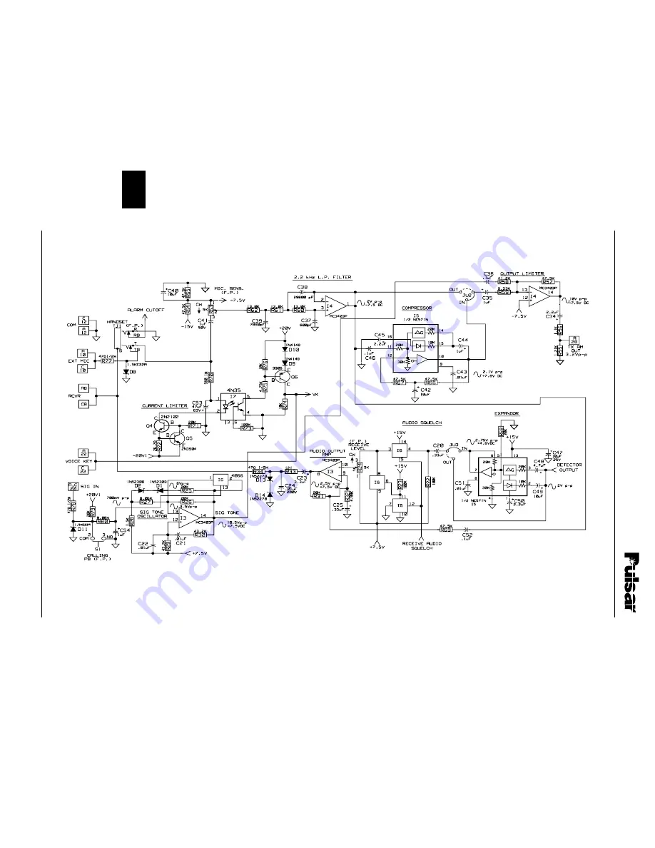 Pulsar TCF-10B System Manual Download Page 222