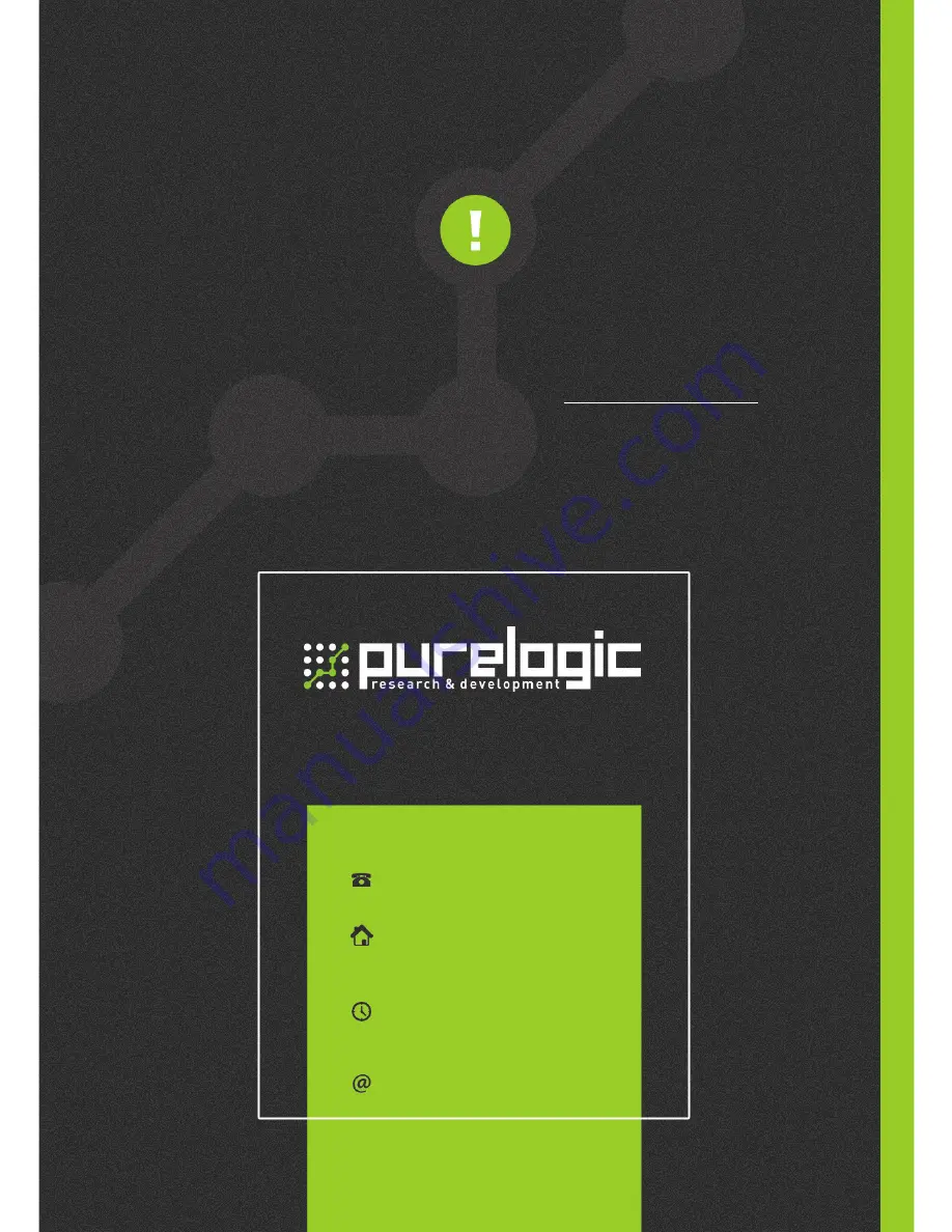 Purelogic PLDS880 Operational Manual Download Page 24