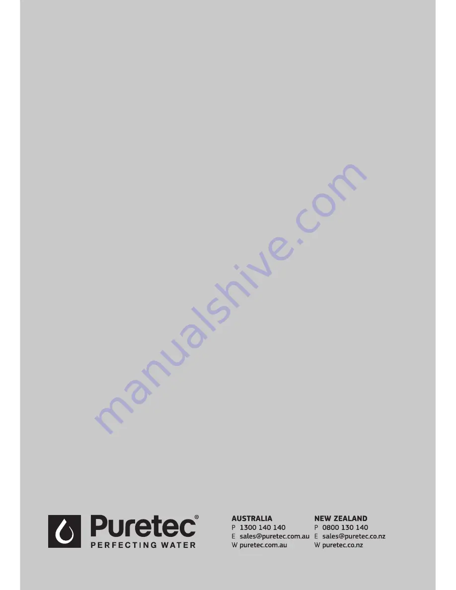 Puretec EM1-60 User Manual Download Page 8