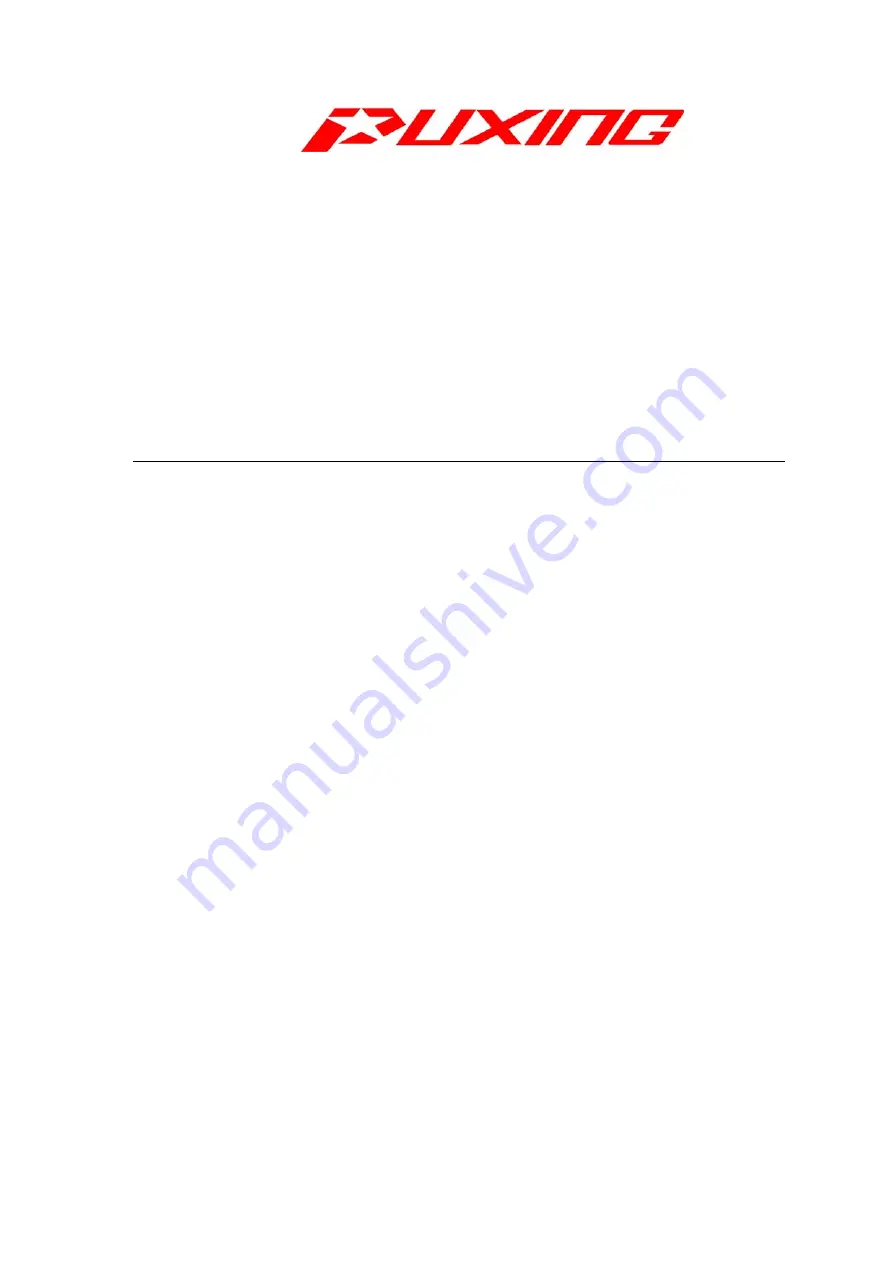 Puxing PX-328 Service Manual Download Page 1