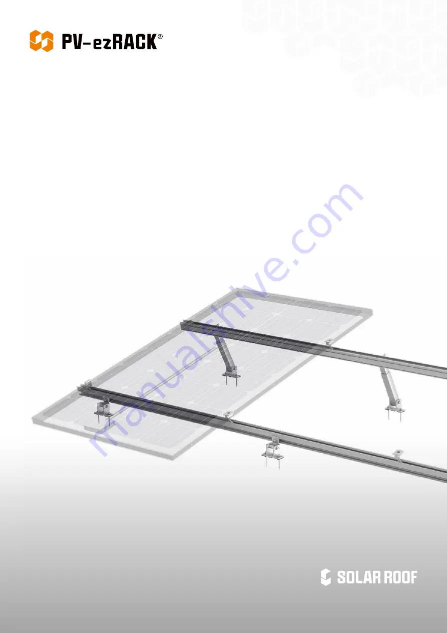 PV-ezRack SolarRoof ER-TL-10/15 Installation Manual Download Page 1