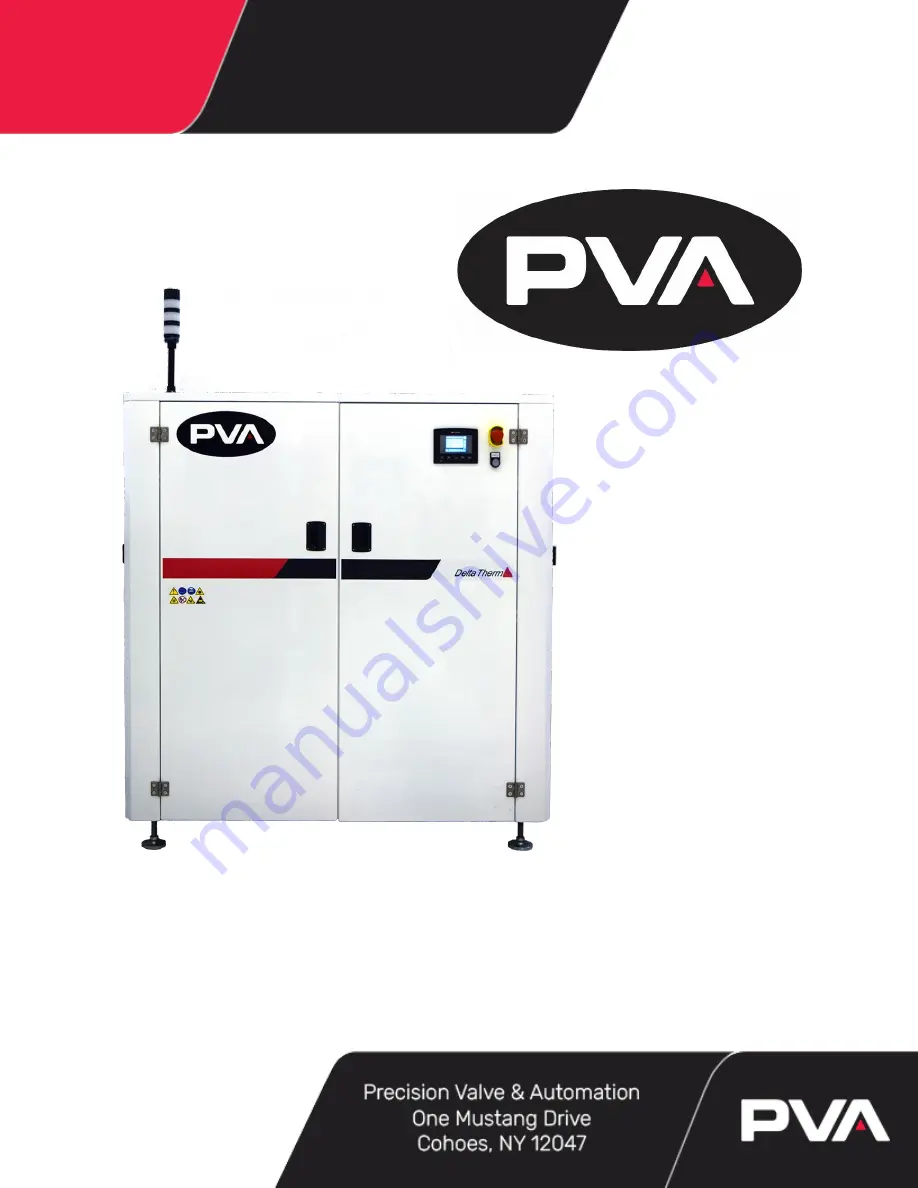 PVA DeltaTherm IR Cure Module Operation Manual Download Page 1