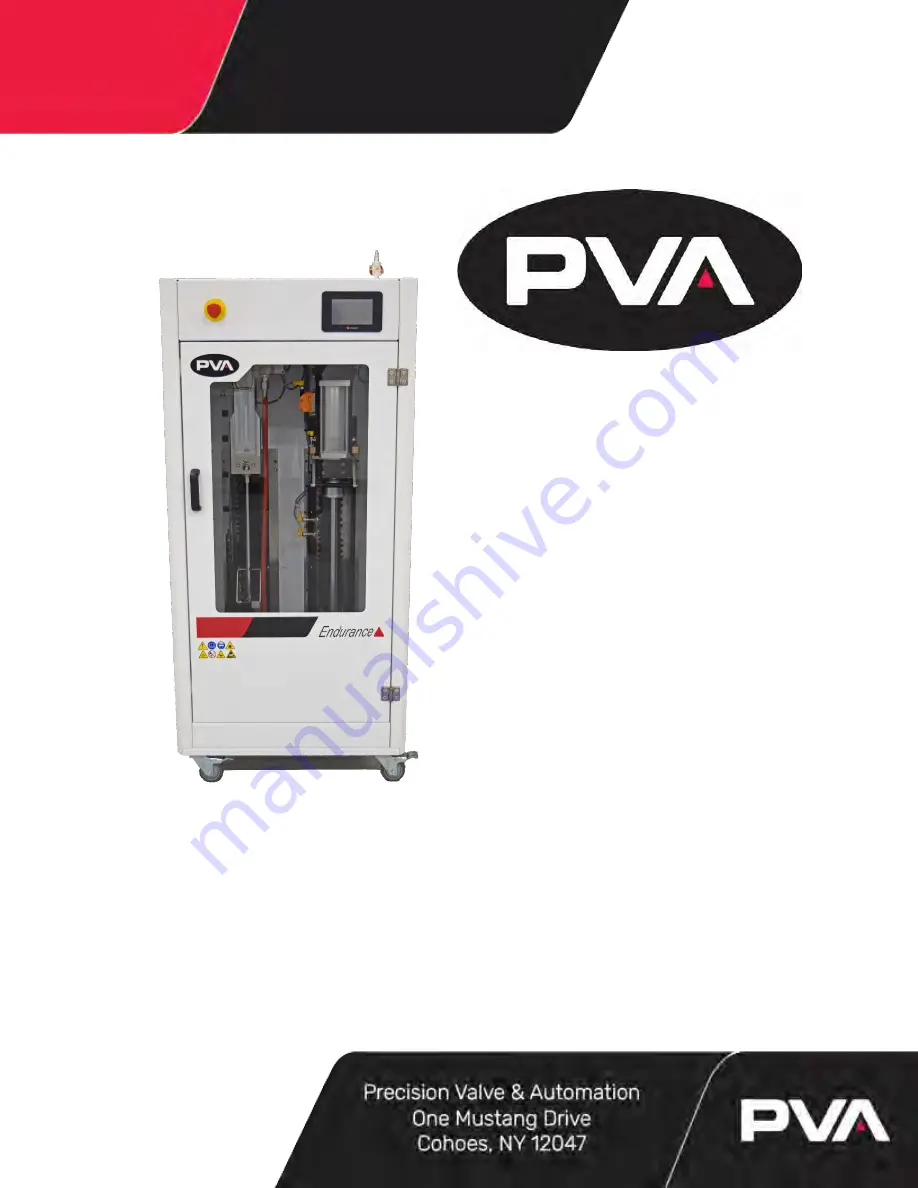 PVA Endurance Owner'S Manual Download Page 1