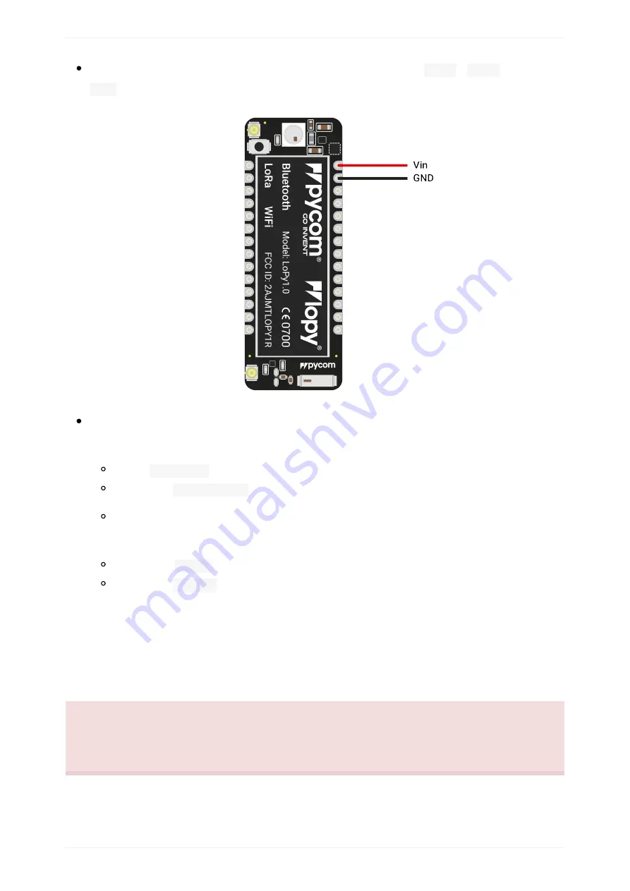 Pycom FiPy Manual Download Page 23