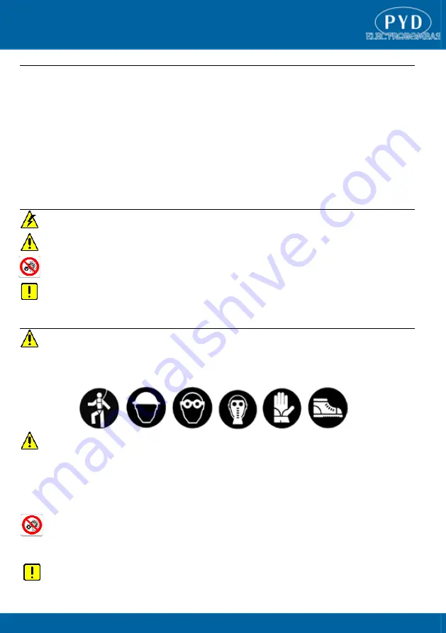 PYD Electrobombas CTV Series Instruction Manual And Maintenance Download Page 2