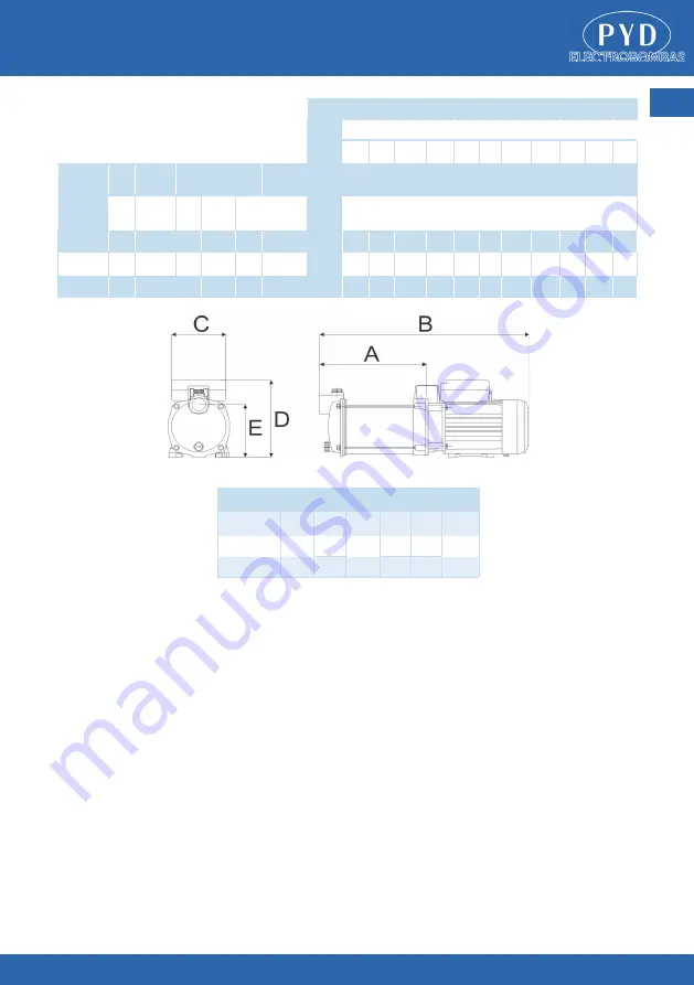 PYD Electrobombas MP Series Скачать руководство пользователя страница 9