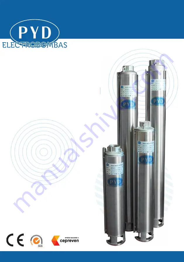 PYD Electrobombas ST Series Instruction Manual And Maintenance Download Page 25