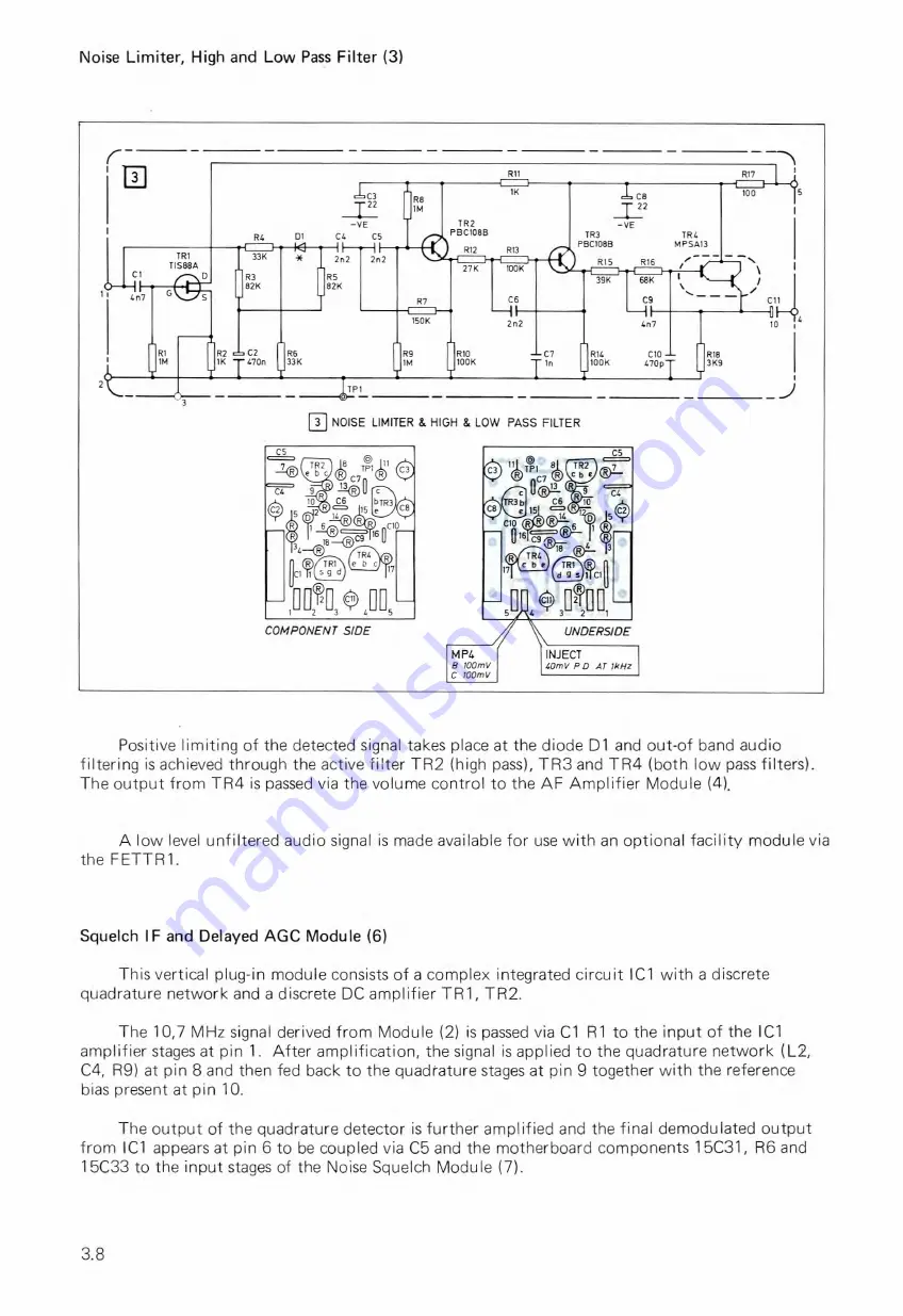 PYE OLYMPIC M201 Service Manual Download Page 34