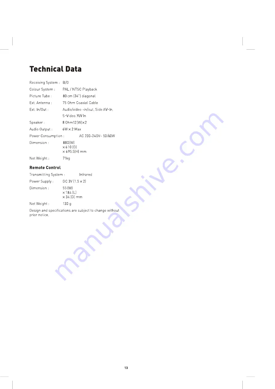 PYE PCT80 Manual Download Page 13