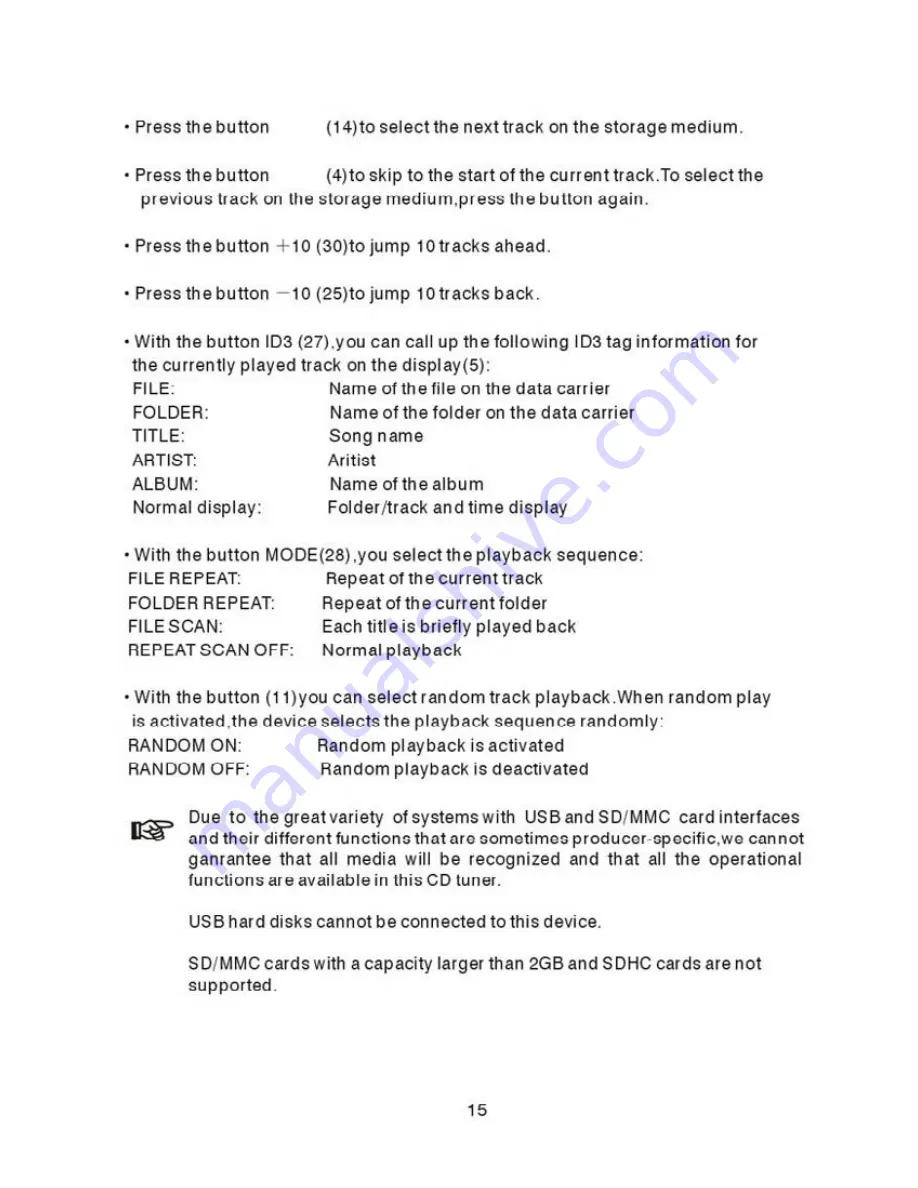 PYLE Audio PVA3U Owner'S Manual Download Page 16