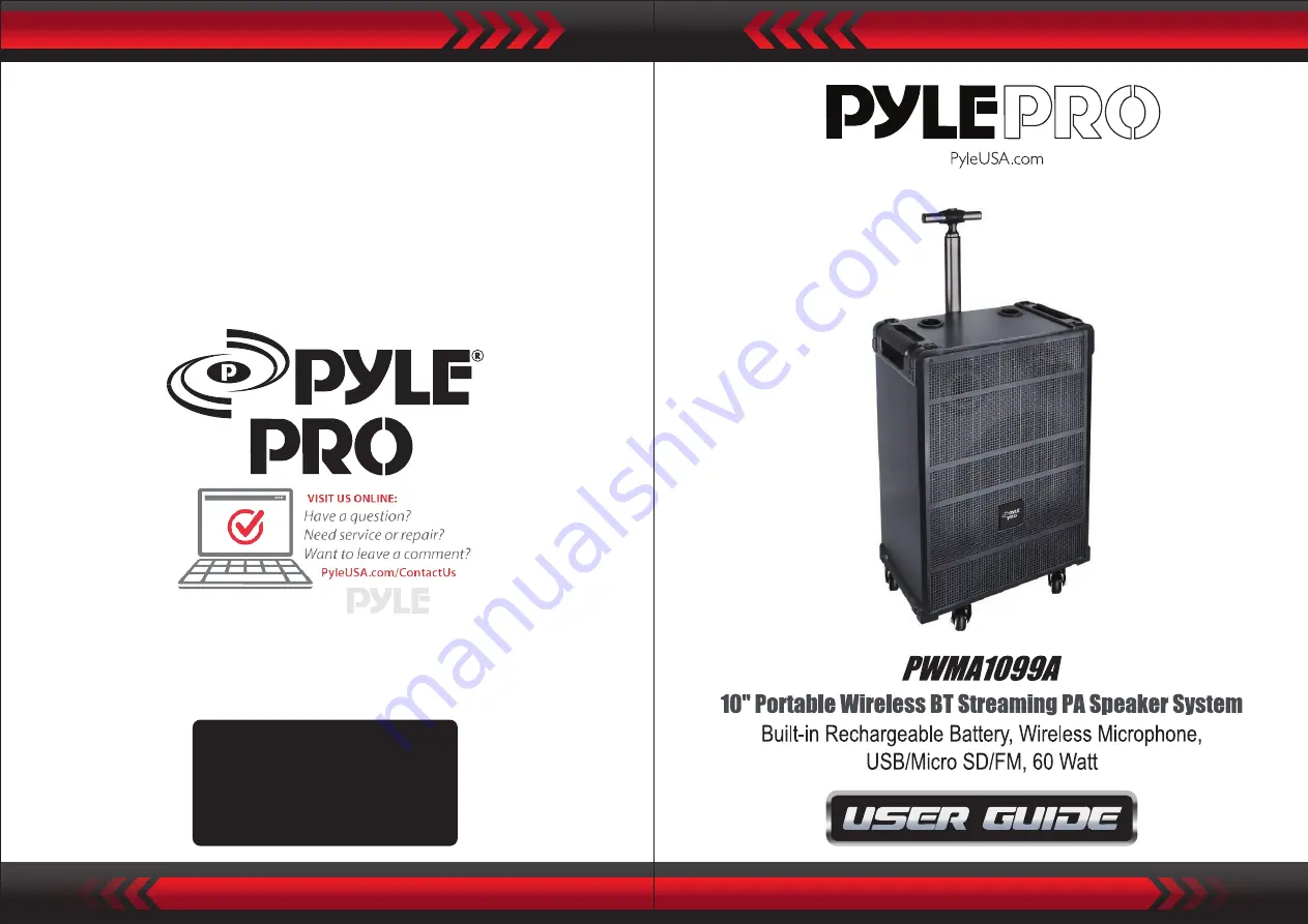 Pyle Pro PWMA1099A User Manual Download Page 1