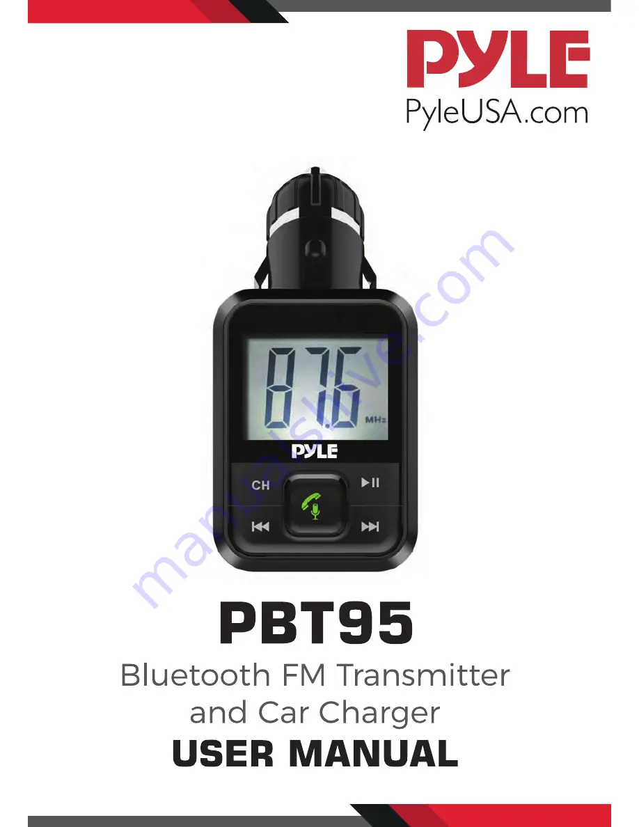 Pyle PBT95 Скачать руководство пользователя страница 1